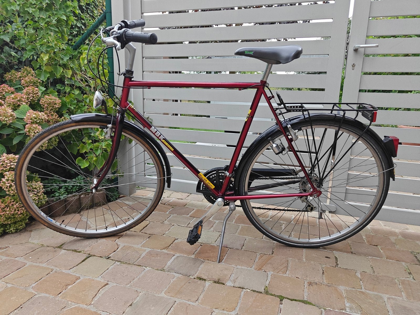 MBK herenfiets maat 56, Gebruikt, Velgrem, Versnellingen, 53 tot 57 cm