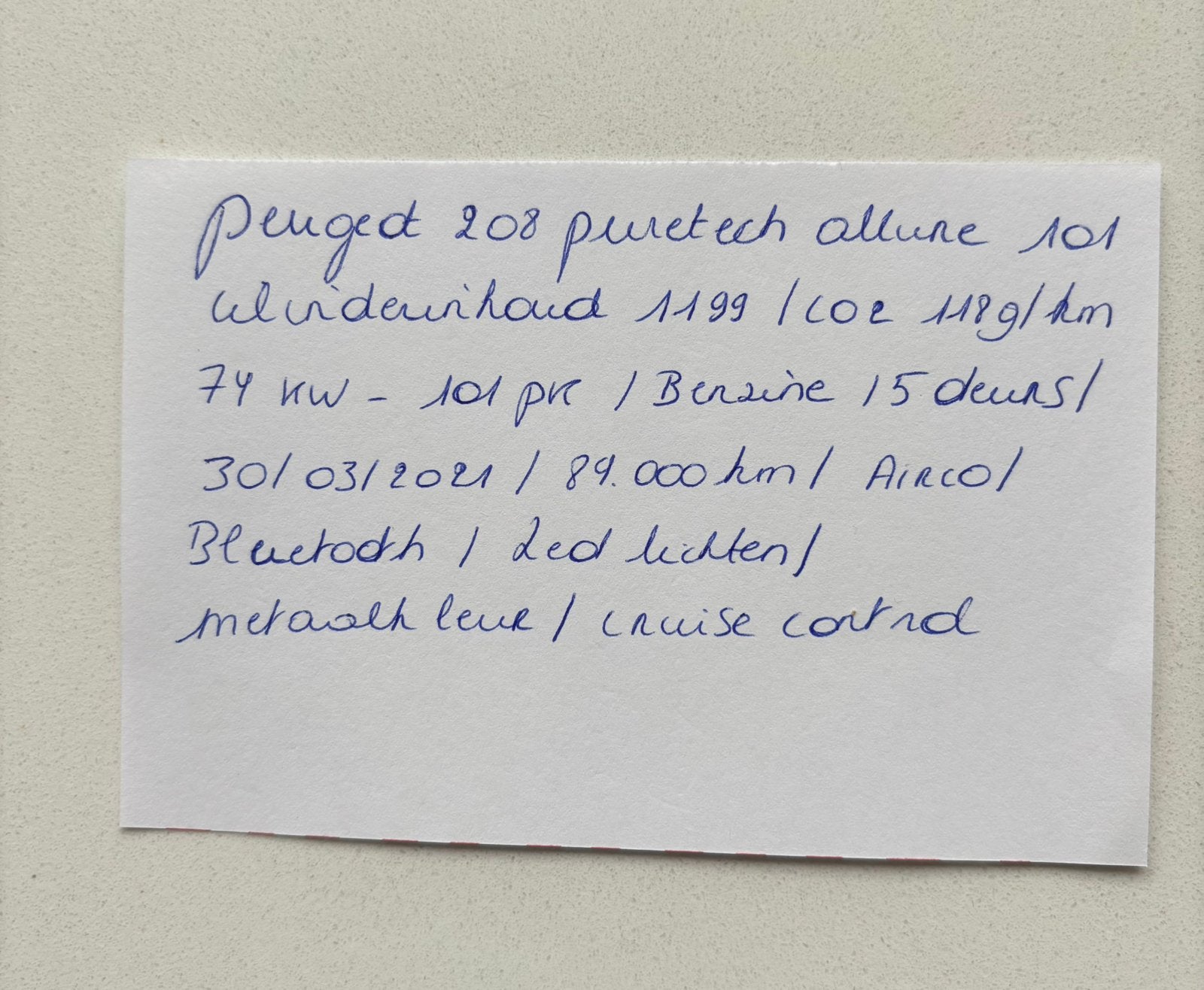 Peugeot 208, Auto's, 118 g/km, Zwart, Overige kleuren, Leder en Stof
