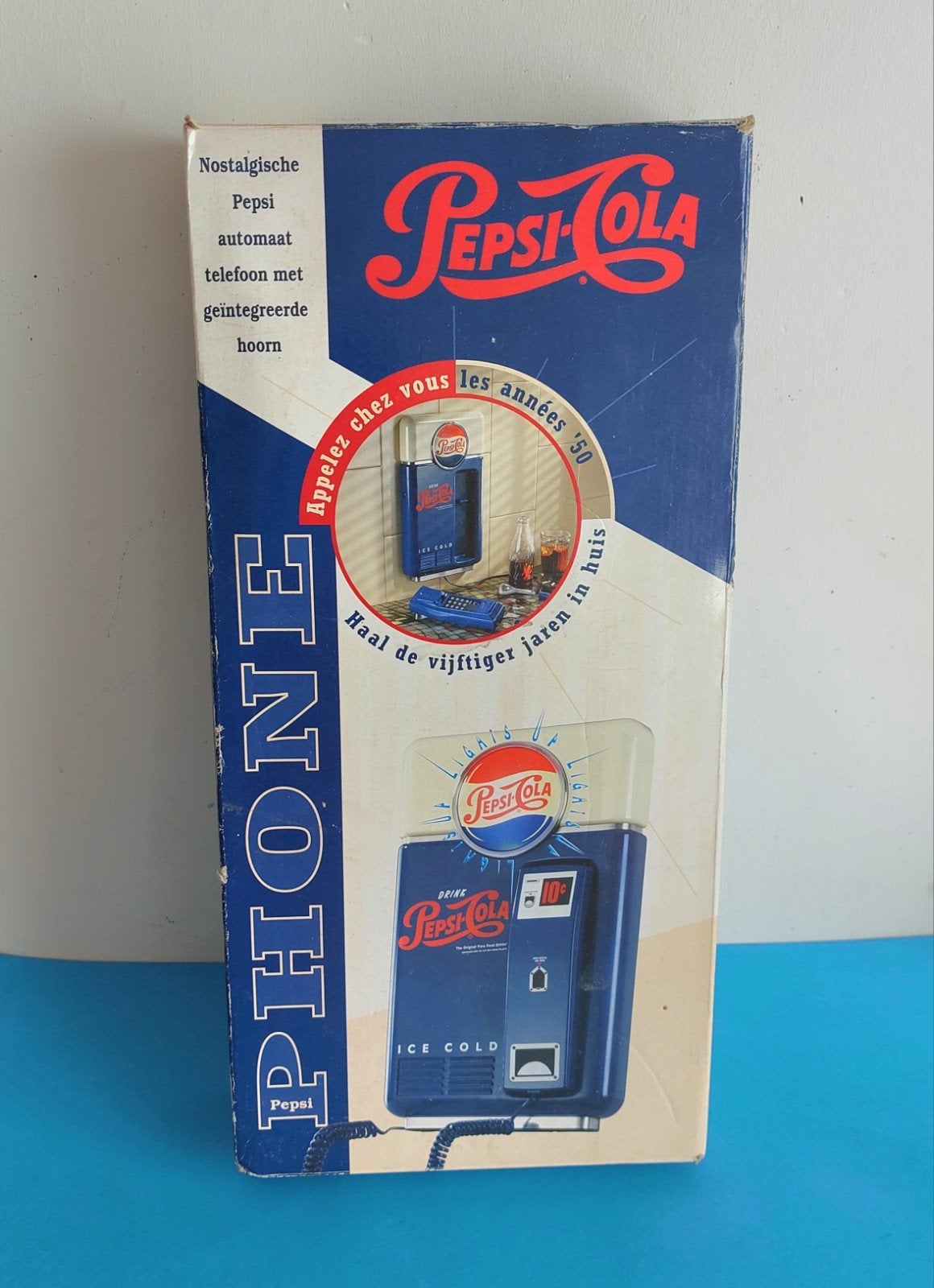 Téléphone Pepsi-cola vintage ... fixe, Enlèvement ou Envoi, Utilisé, 1 combiné