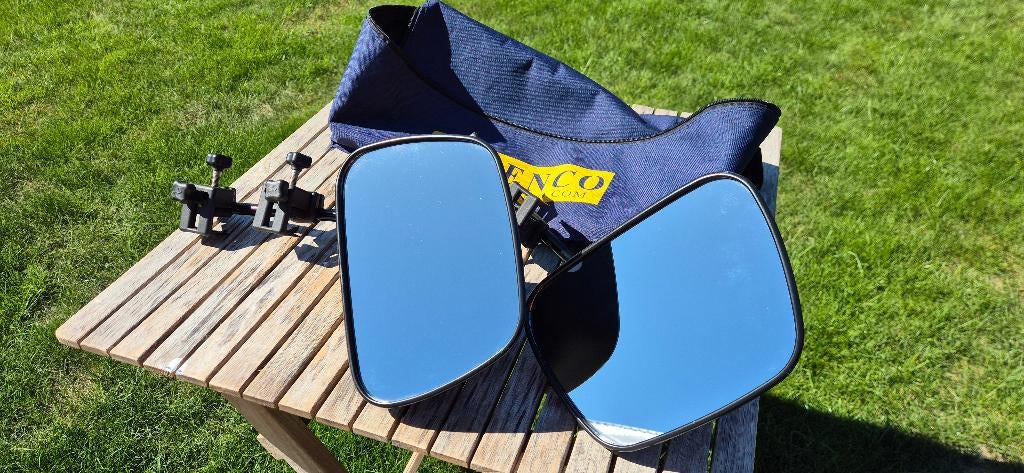 XL caravan spiegels Milenco, Ophalen, Gebruikt