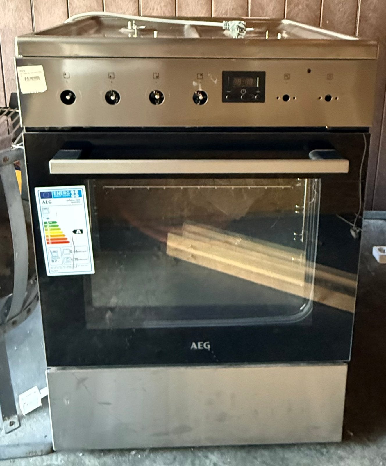 AEG Fornuis/oven te koop, Elektronische apparatuur, Ophalen, Nieuw, Hete lucht, Energieklasse A of zuiniger