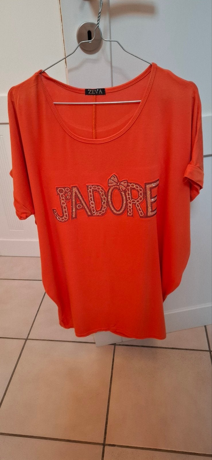 T-shirt dames maat XL, vlindermouw, Kleding | Dames, T-shirts, Ophalen of Verzenden, Maat 46/48 (XL) of groter