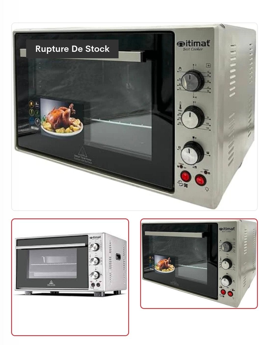 four 72l pro XXL très grand non encastrable, Electroménager, Enlèvement ou Envoi, Four