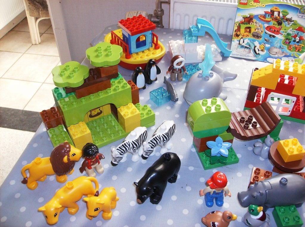 duplo  4 setjes met boekje, Ophalen, Zo goed als nieuw, Duplo