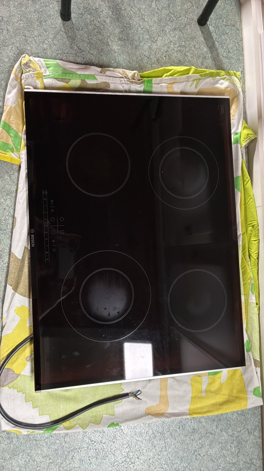 Keramische kookplaat Bosch, Enlèvement, Utilisé, Céramique, 4 zones de cuisson