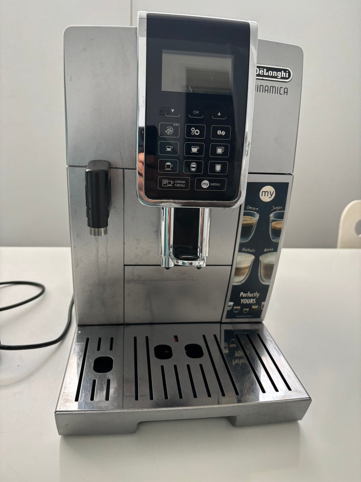 Machine à café De’Longhi Dinamica, Enlèvement ou Envoi, Utilisé, Autres modèles, Café en grains