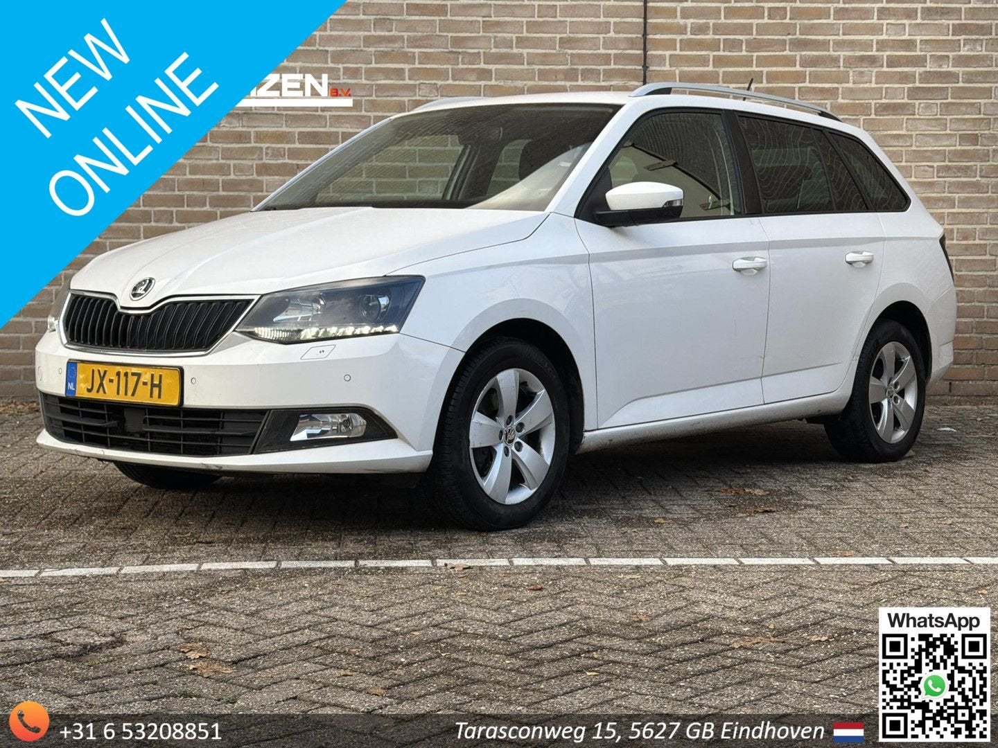 Skoda Fabia Combi 1.2 TSI Style Business, Auto's, Zwart, Wit, 81 kW, Fabia