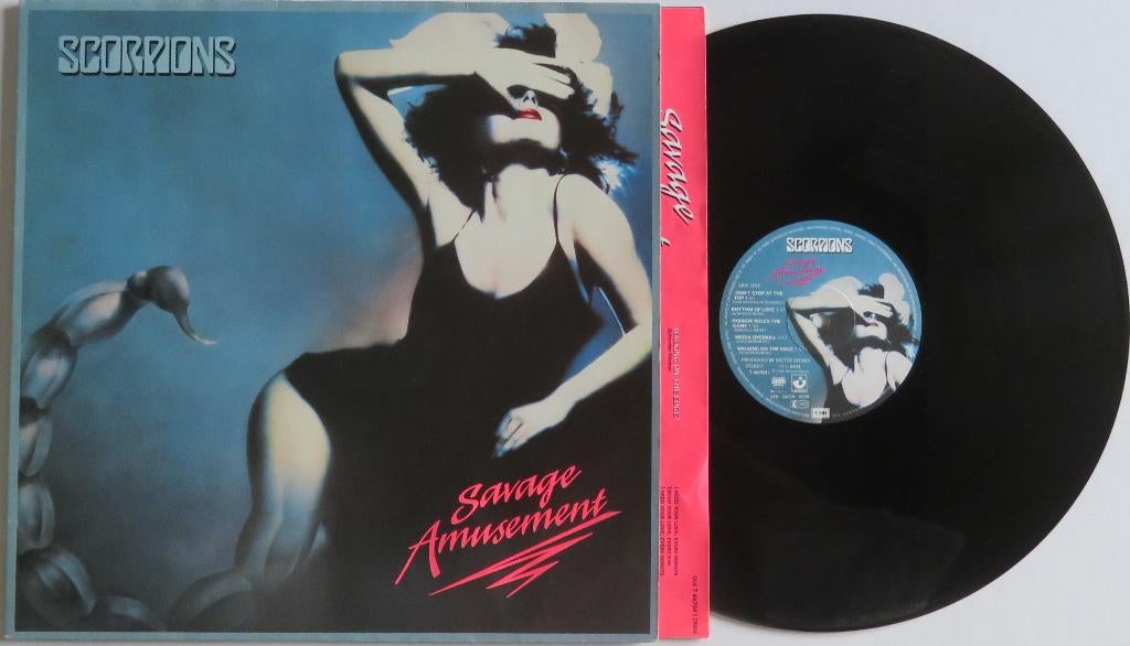 Scorpions - Savage amusement. Lp, Cd's en Dvd's, Vinyl | Hardrock en Metal, Inclusief binnenhoes, Ophalen of Verzenden, 1980 - 1989