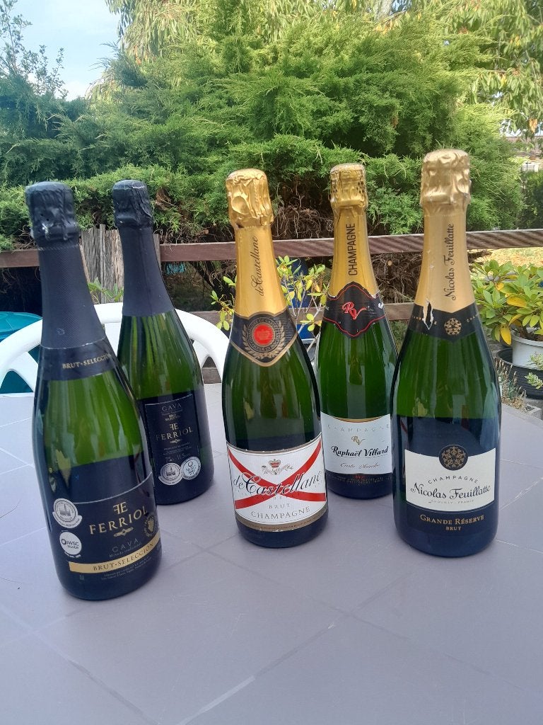 A vendre surplus de Bouteilles de Champagne ( voir annonce ), Enlèvement