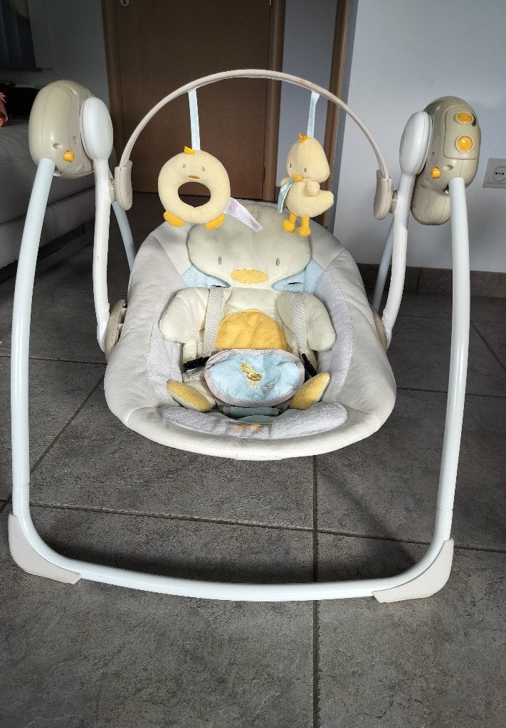 babyschommel, Kinderen en Baby's, Wipstoeltjes, Ophalen, Gebruikt, Schommelstoel, Met gordel(s) of riempje(s)