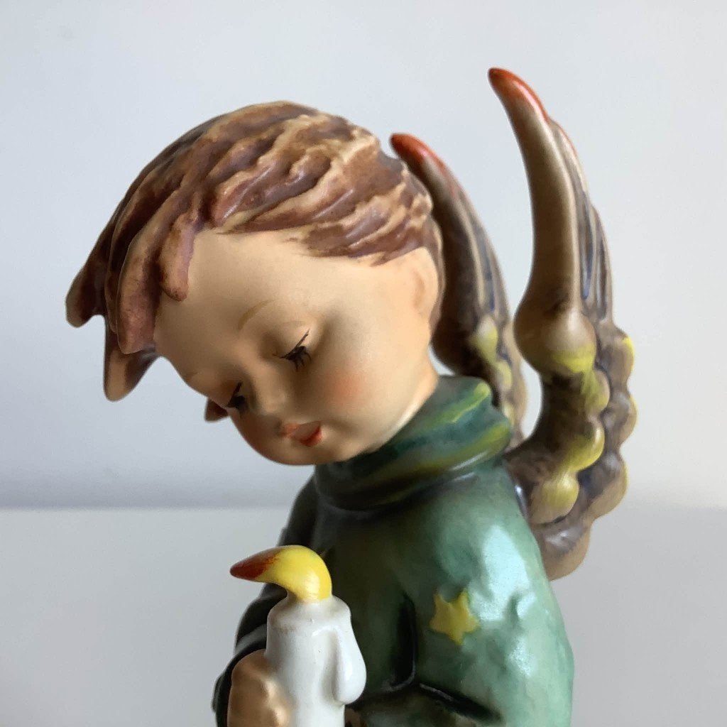 Beau grand ange hummel ancien avec bougie, Enlèvement ou Envoi, Comme neuf