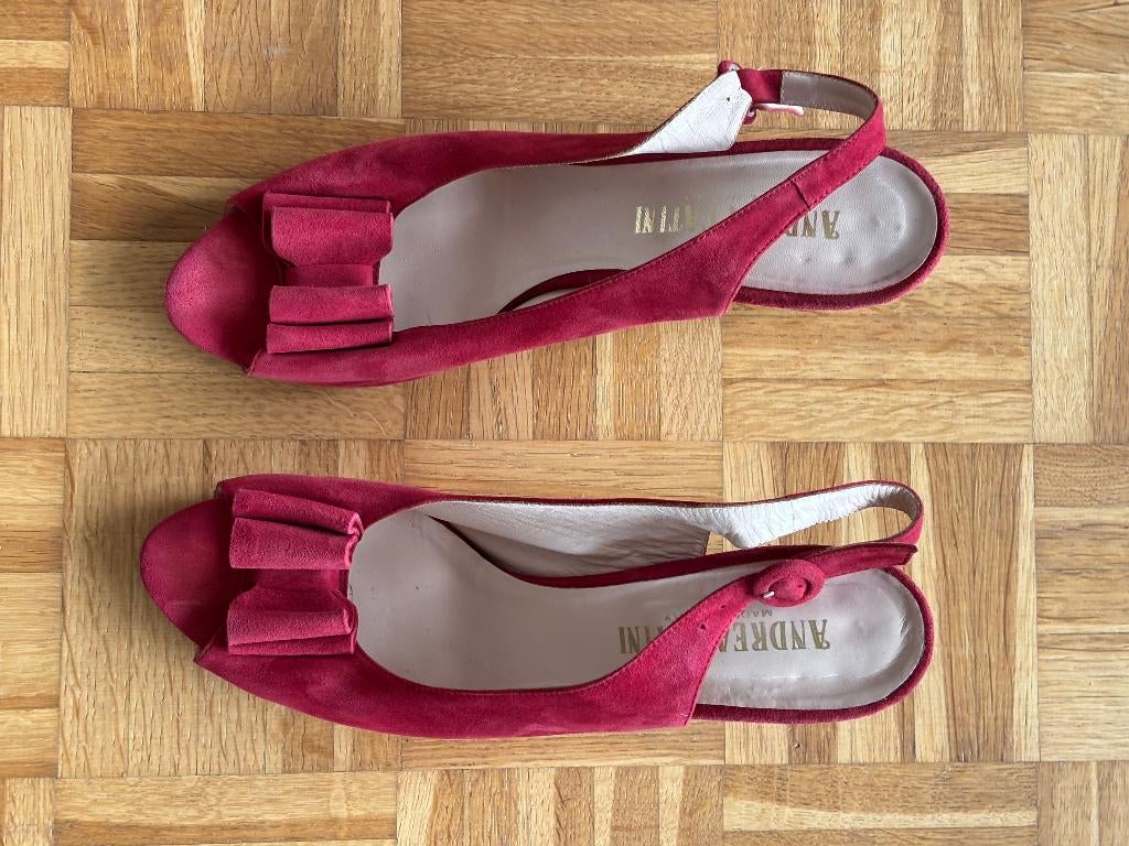 sandalen, Ophalen, Sandalen of Muiltjes, Rood, Andrea Catini