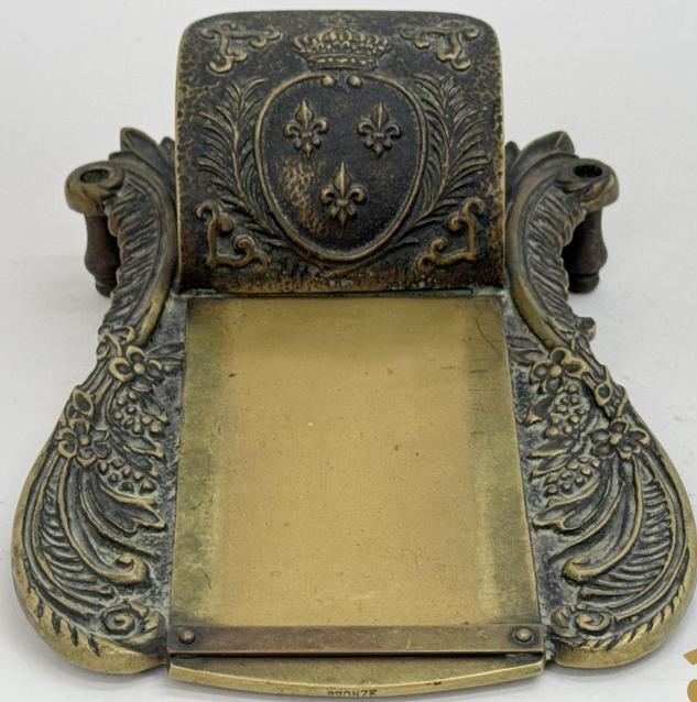 LE VERRIER Max - Bronzen bureau ornament van Maison du Roi, Envoi