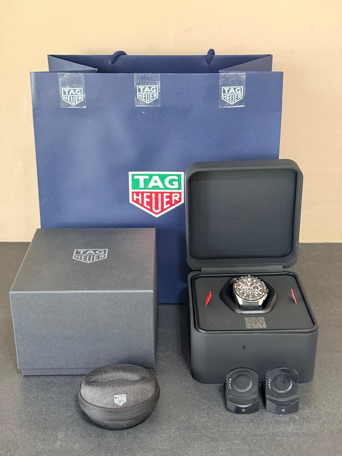 TAG Heuer Connected Calibre E5 - 45mm - Full box - Garantie, Bijoux, Sacs & Beauté, Montres | Hommes, Montre-bracelet, Enlèvement ou Envoi