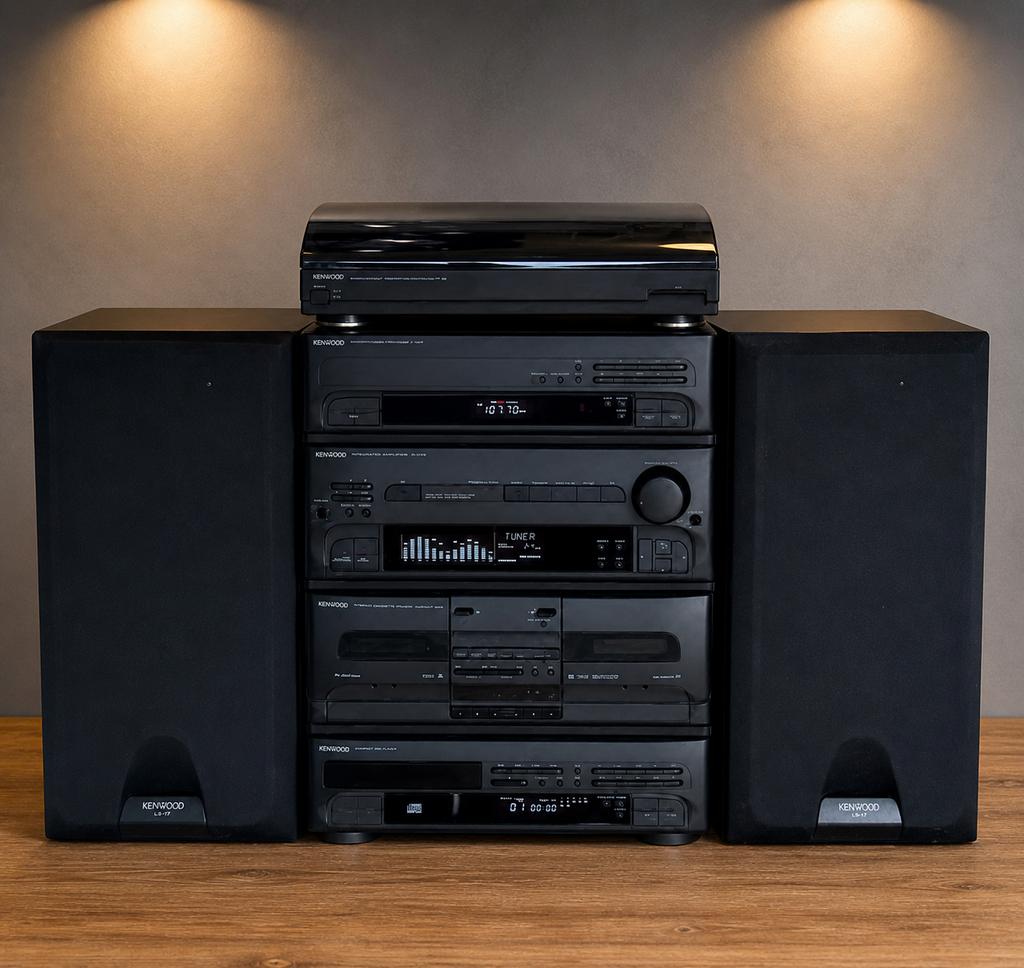 Complete Kenwood hifi-set met speakers, Audio, Tv en Foto, Stereoketens, Ophalen, Zo goed als nieuw, Cd-speler