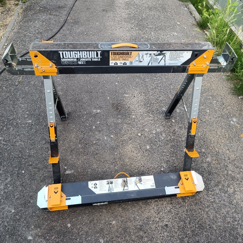 Schragen (opvouwbaar) ToughBuilt C700  (2 x), Ophalen, Zo goed als nieuw, 70 tot 120 cm, Inklapbaar