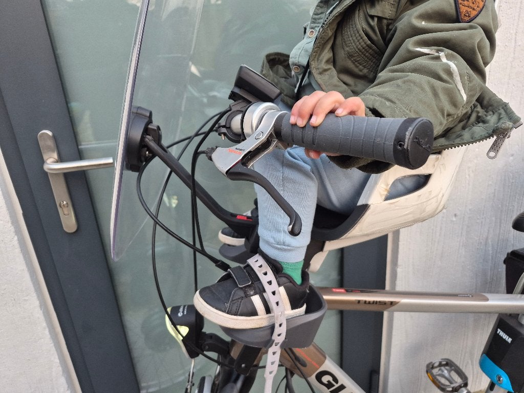 Siège vélo bébé Hamax + adaptateur, Vélos & Vélomoteurs, Siège avant, Comme neuf, Enlèvement, Hamax