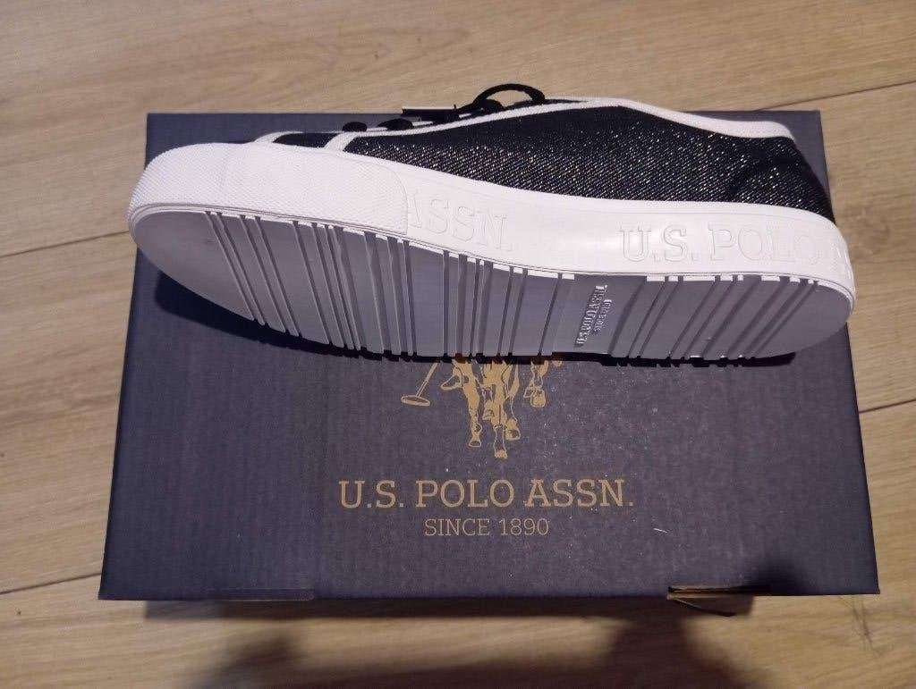 Basket Femme 37 Noire neuve US polo ASSN, Neuf, Enlèvement ou Envoi, Sneakers et Baskets, US POLO ASSN