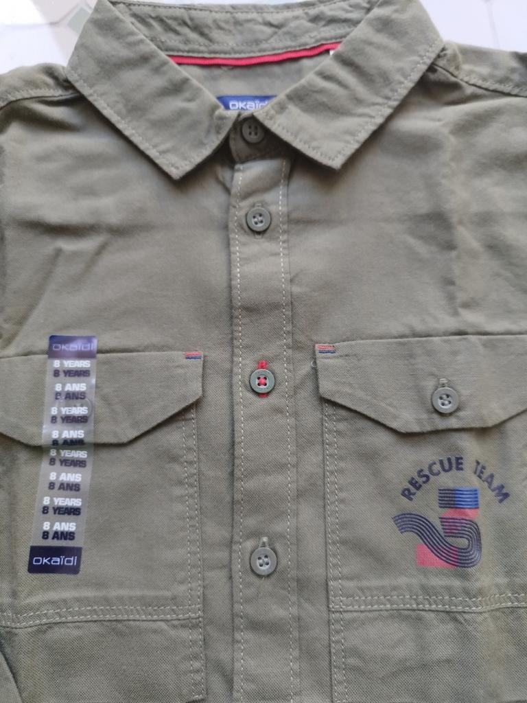 Chemise Okaïdi garçon 8 ans NEUVE, Enlèvement, Garçon