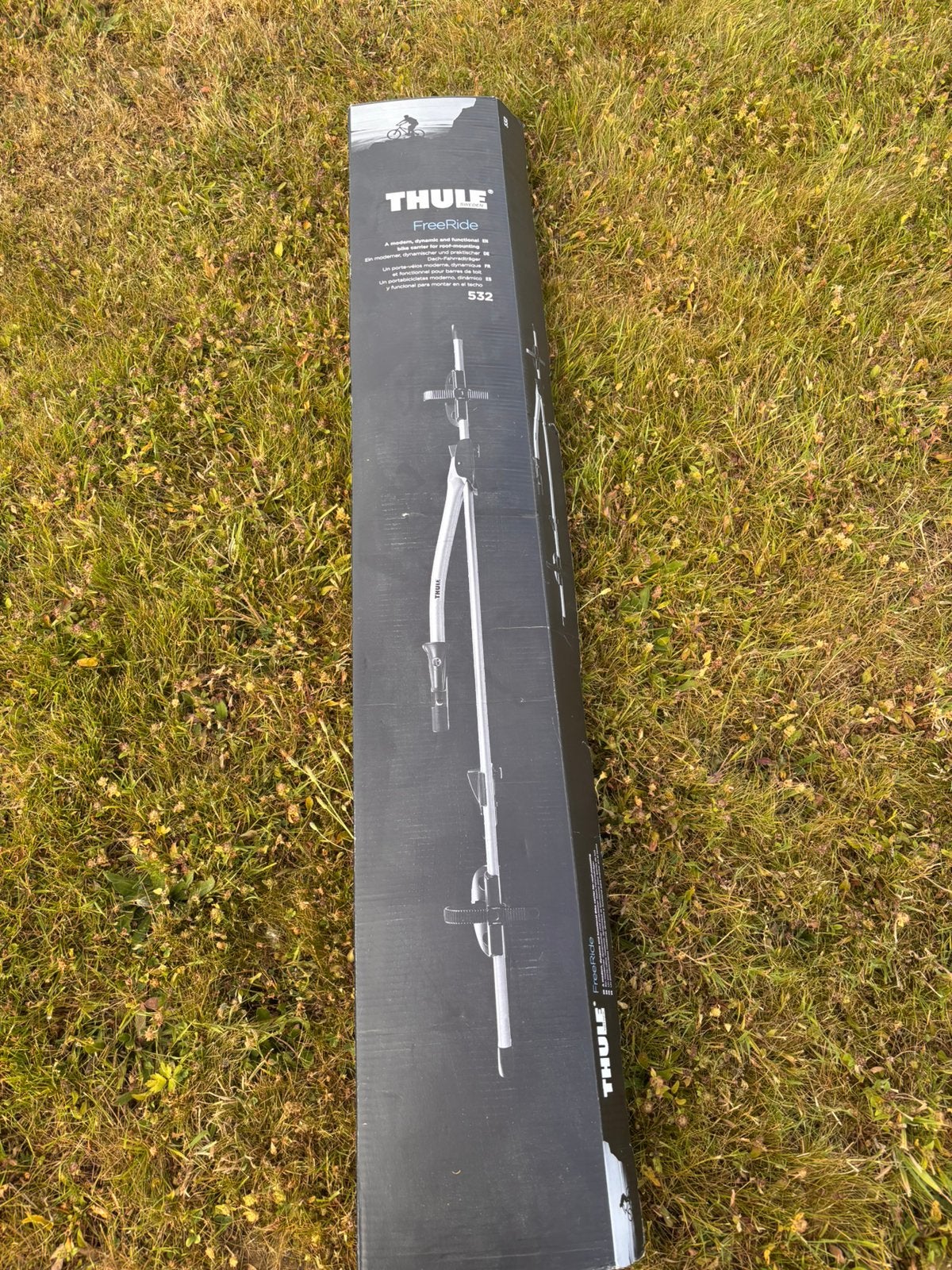 4 barres de toit Thule Freeride 532, Vélos & Vélomoteurs, Enlèvement, Utilisé