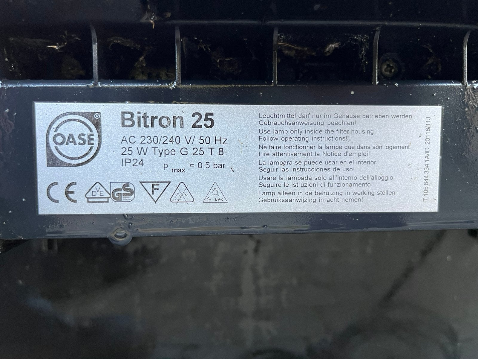 Oase biotec 10 vijverfilter, Ophalen, Gebruikt, Vijverfilter