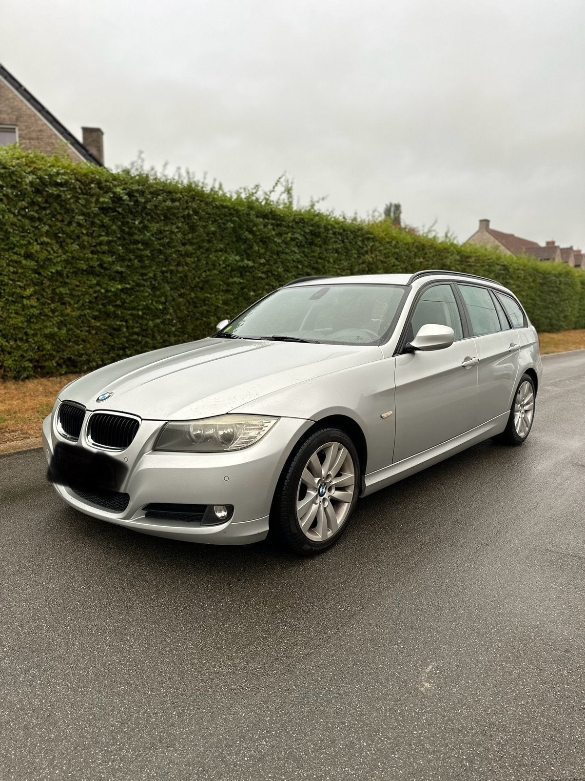 Bmw 318d 2012 facelift, Auto's, BMW, Euro 5, Achterwielaandrijving, Zwart, Leder