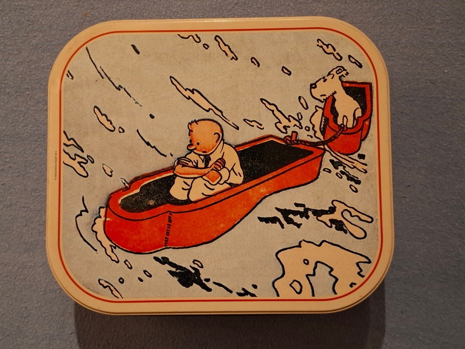 Kuifje - Tintin bikken doos, Ophalen of Verzenden, Kuifje, Gebruikt, Gebruiksvoorwerp