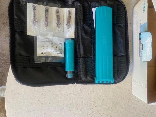 Naaldloze injectieset Injex nieuw in doos aktie, Ophalen of Verzenden, Nieuw in verpakking