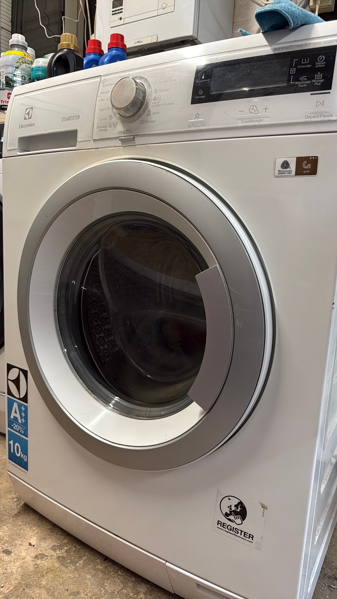 Machine a lave, Enlèvement, Comme neuf