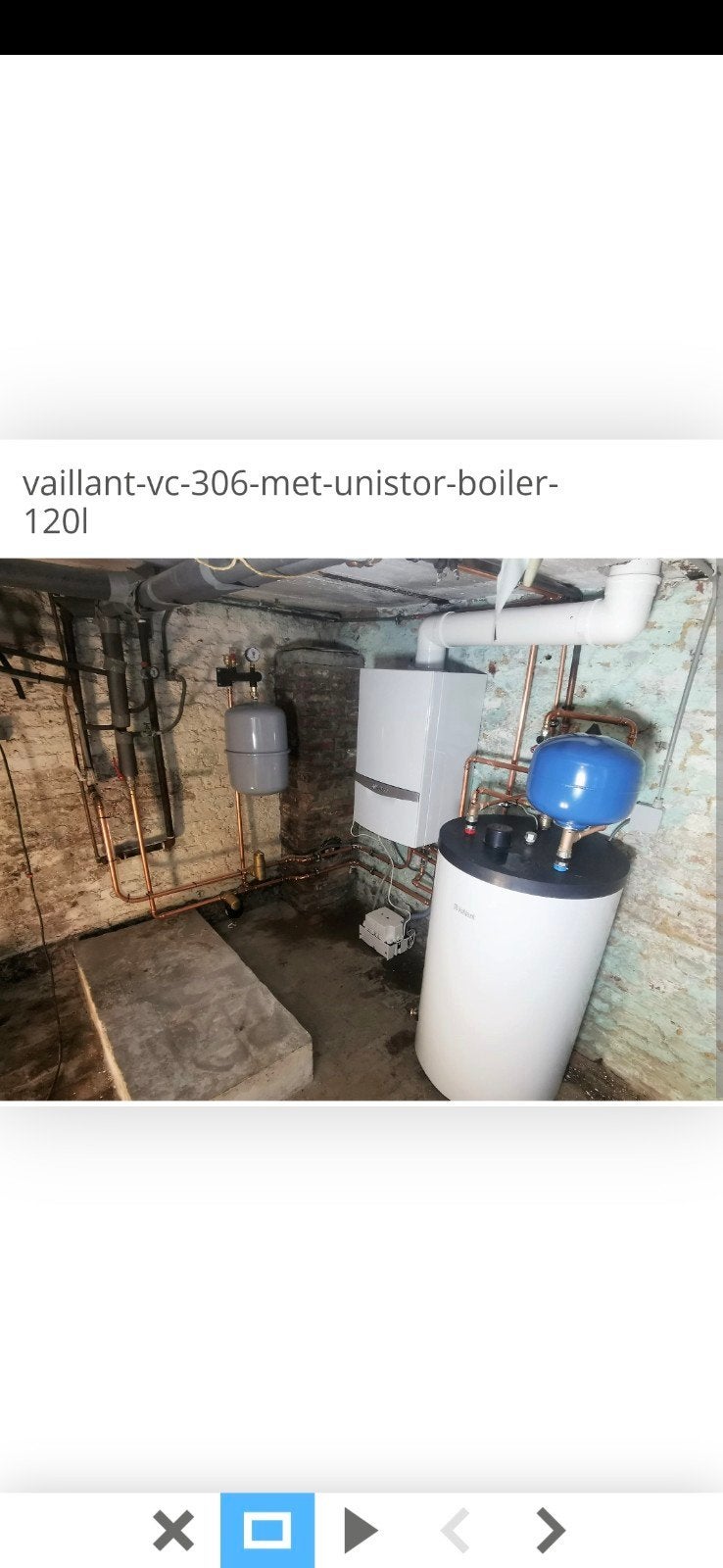 Vaillant Condensatieketel VC306 + boiler 120L, Ophalen, Gebruikt