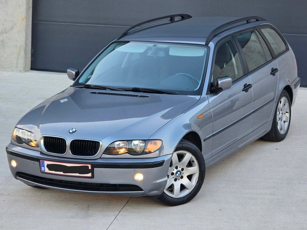 BMW 318D 116CH E46 PRÊTE A IMMATRICULATION, Autos, Argent ou Gris, Achat, Boîte manuelle, Noir