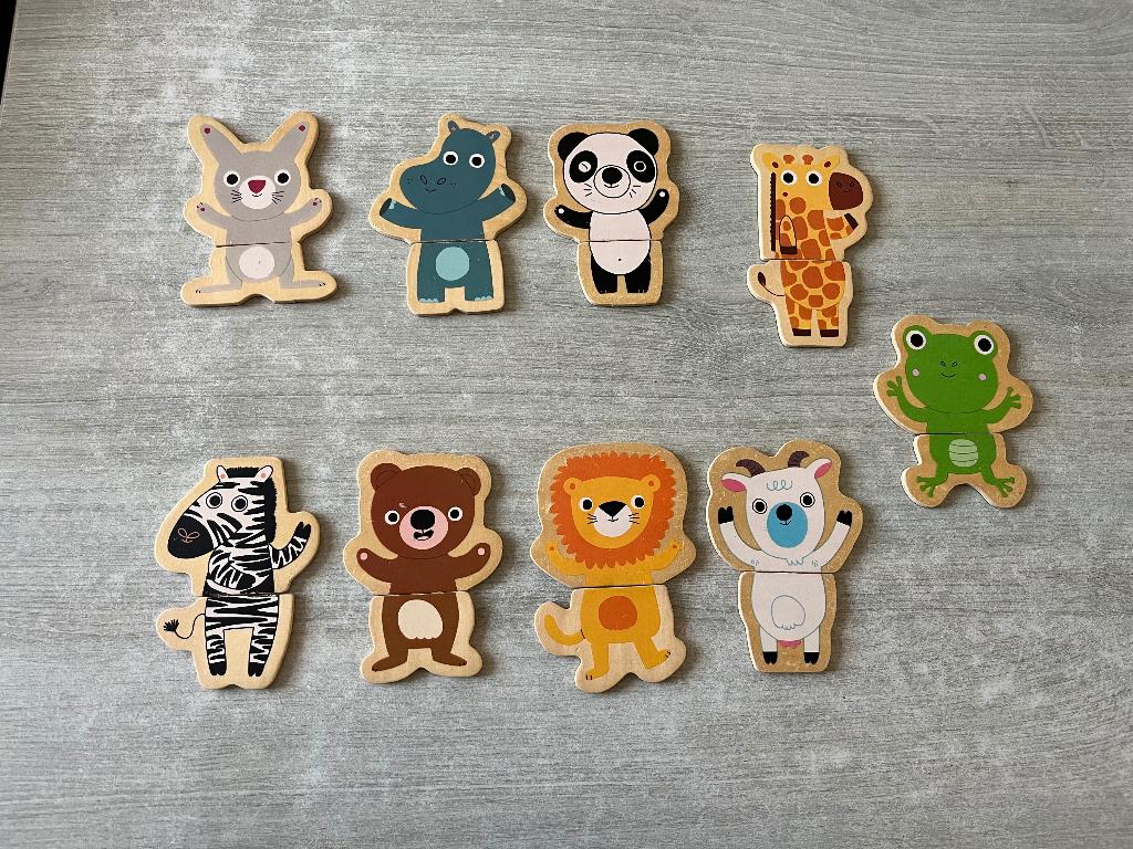 Dieren magneten puzzels, Ophalen of Verzenden