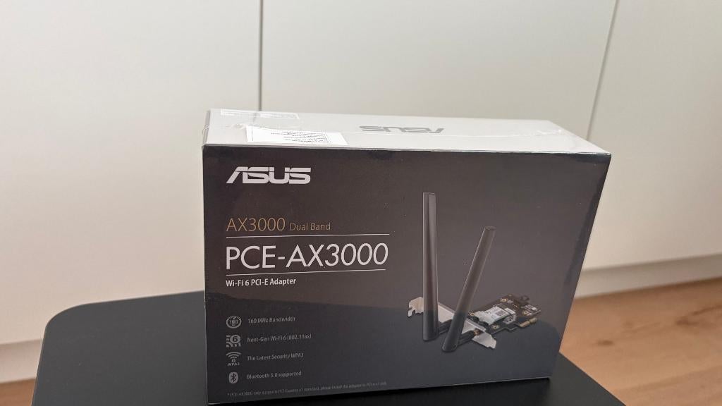 Wifi 6 PCI-E Adapter, Ophalen, Nieuw, Intern, Asus