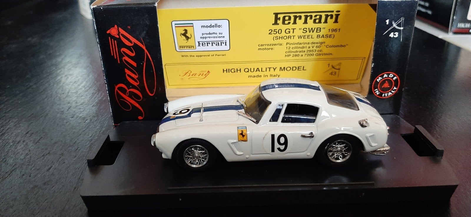 Ferrari 250 SWB Bang 7085 Le Mans 61, Enlèvement ou Envoi