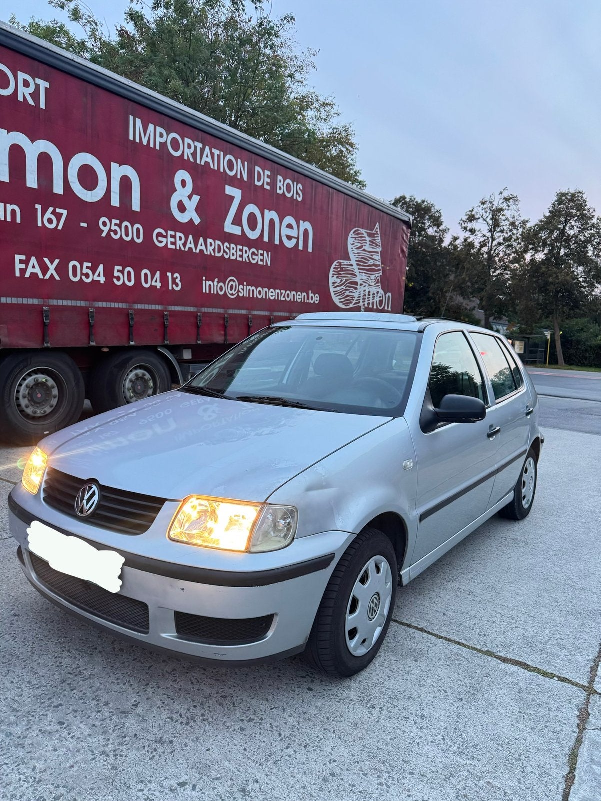 Vw Polo 1,4 benzine euro4, gekeurd vvk, rijdt super, …, Auto's, Voorwielaandrijving, Stof, Zwart, 4 cilinders
