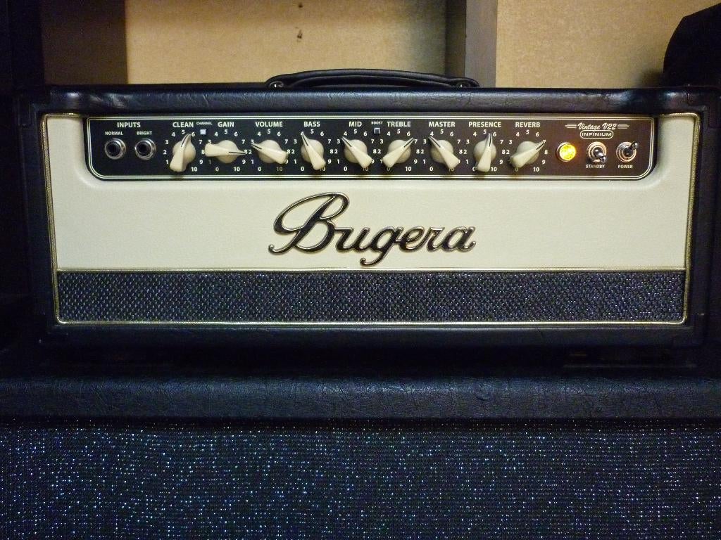 Tête d ampli Bugera V22 infinium vintage, Musique & Instruments, Enlèvement, Comme neuf, Guitare, Moins de 50 watts