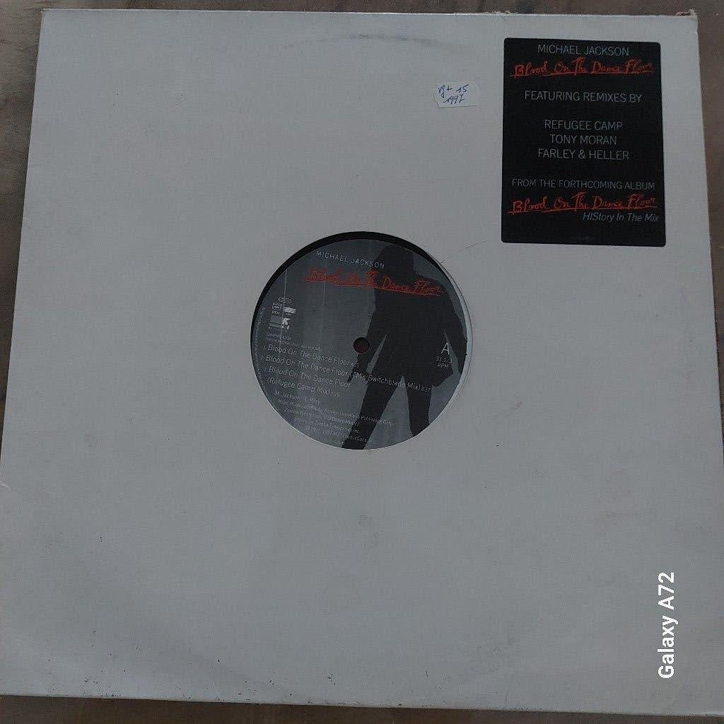 michael jackson blood on the dancefloor + rmxs 12 inch maxi, CD & DVD, 12 pouces, Enlèvement ou Envoi, Promo, Utilisé