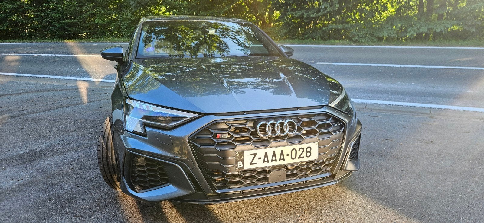 Audi S3 uit het jaar 2022, Auto's, Automaat, 4 cilinders, Parkeerassistent, Leder