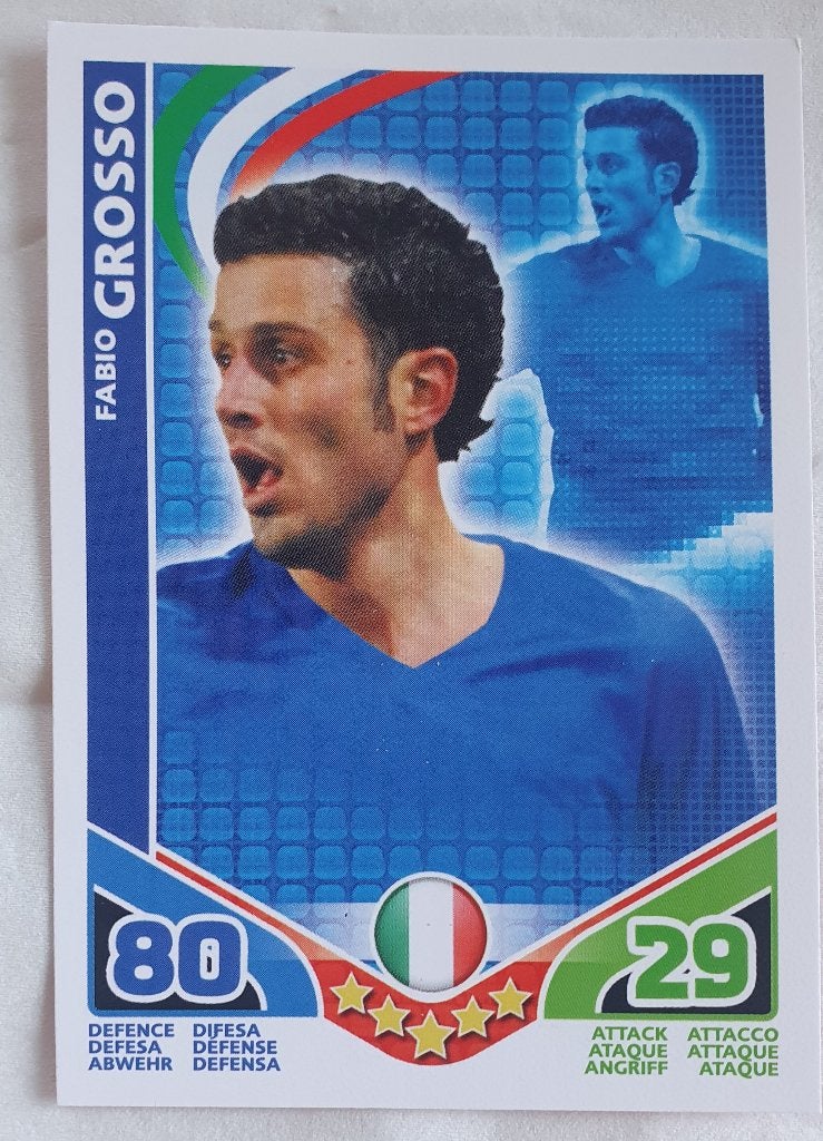 CARD TOPPS MATCH Attax 2019/20 Fabio GROSSO (FR), Enlèvement ou Envoi, Comme neuf, Cartes de joueur