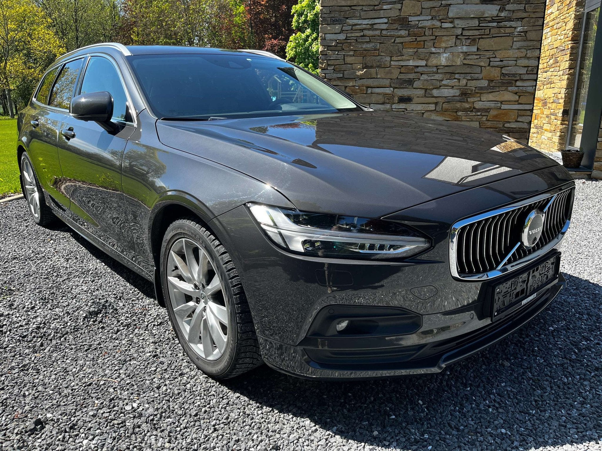 Volvo V90 V90 2.0 B4 Momentum Advanced Geartronic MHEV | Har, Cuir, Argent ou Gris, V90, Euro 6