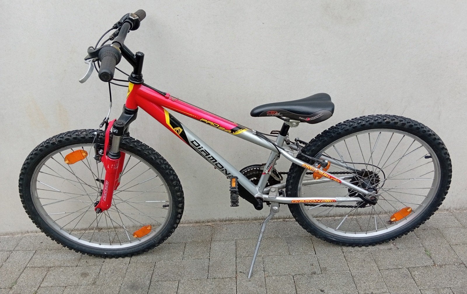Kinderfiets MTB Diamomd 24inch 18 speed 🚴, Vélos & Vélomoteurs, Frein sur jante, 24 pouces ou plus, V-brakes, Enlèvement