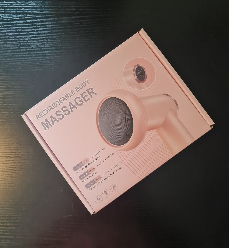 Appareil de massage corporel rechargeable 5 têtes 6 vitesses, Enlèvement, Neuf, Appareil