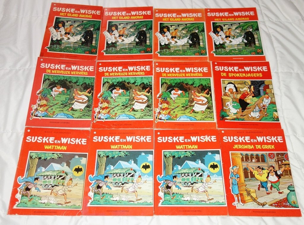 Suske en Wiske albums herdruk, Meerdere stripboeken, Verzenden, Gelezen, Willy Vandersteen