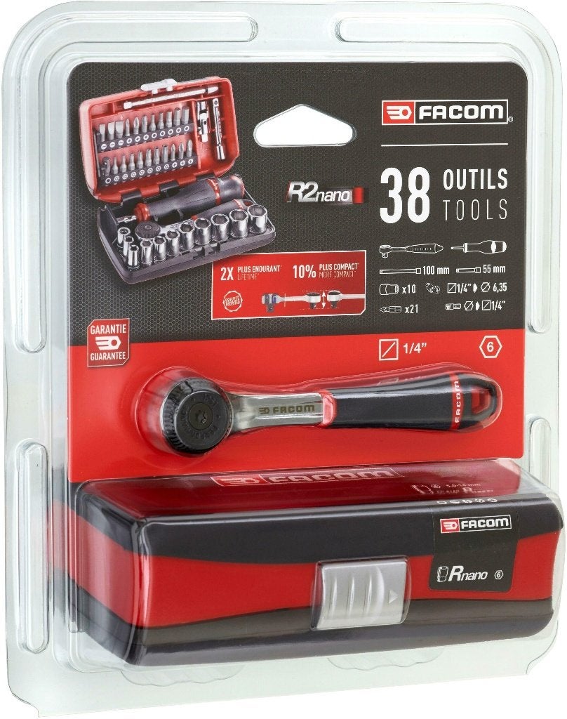 FACOM Splinternieuwe kleine ratelset 1/4, Doe-het-zelf en Bouw, Ophalen of Verzenden, Nieuw, Facom