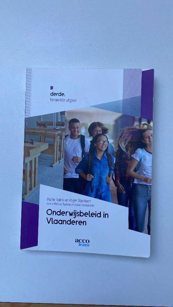 Onderwijsbeleid in Vlaanderen, Boeken, Ophalen, Zo goed als nieuw, Hoger Onderwijs, Martin Valcke