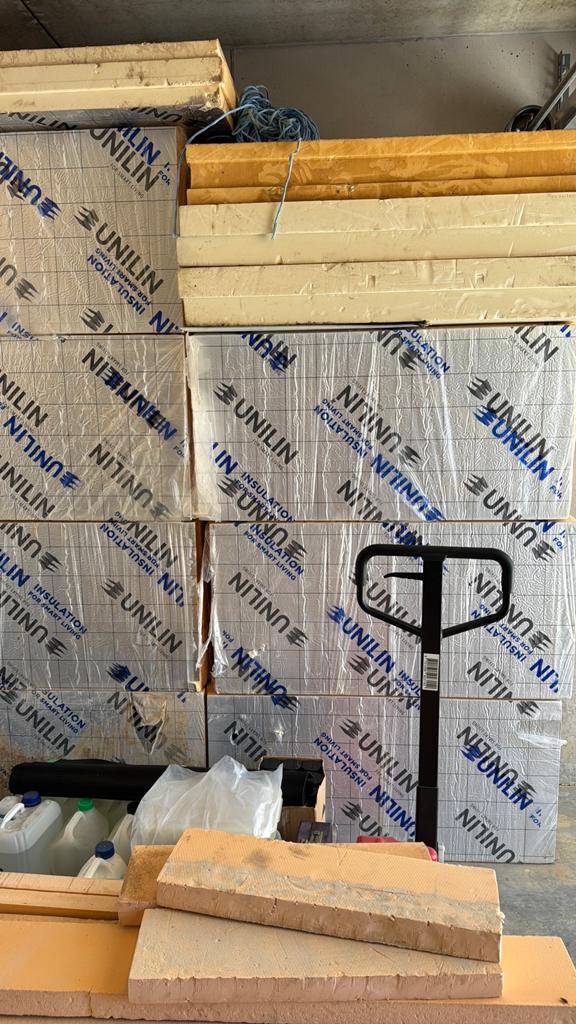 Isolatiepanelen unilin thermowall L 16 cm dik., Doe-het-zelf en Bouw, Isolatie en Afdichting, Ophalen, 12 cm of meer, Zo goed als nieuw