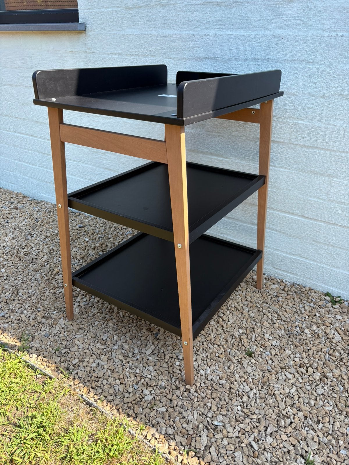 Luiertafel Hip zwart te koop, Ophalen, Zo goed als nieuw