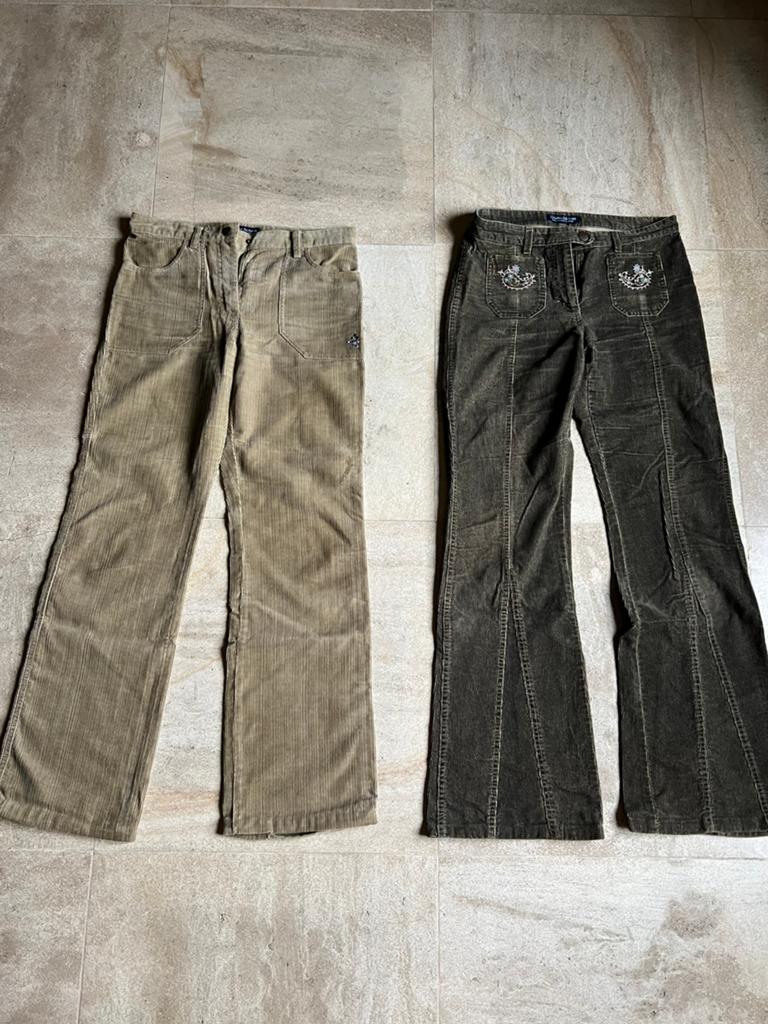 2 winterbroeken Donaldson maat smal, Enlèvement, Comme neuf, Taille 36 (S), Brun