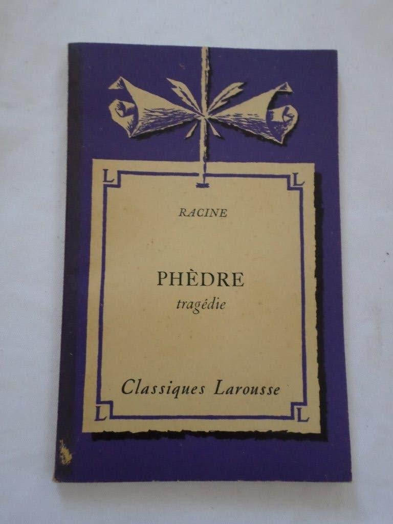 Boek Phèdre Jean Racine oude oude Librairie Larousse, Ophalen of Verzenden, Gelezen, Jean Racine