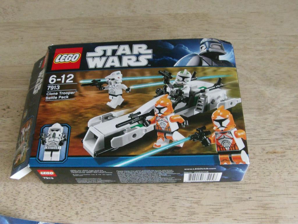 lego, star wars , Clone Trooper Battle Pack 7913, jaar 2011, Ophalen of Verzenden, Gebruikt, Complete set, Lego